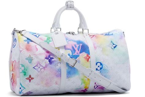 louis vuitton watercolor keepall|Louis Vuitton Keepall 50 Monogram Watercolor .